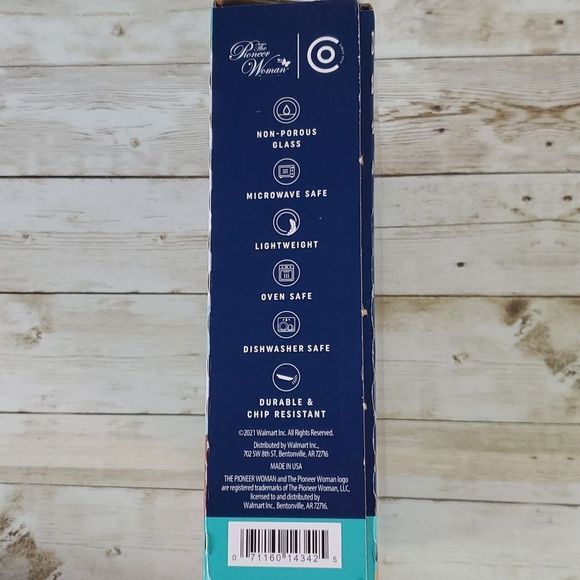 NEW The Pioneer Woman Corelle Signature Evie Teal Appetizer Plate Set - Picture 7 of 10